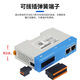 Aimoxun Modbus tcp distributed remote io analog switch 485 Ethernet temperature thermal resistance book-type acquisition module dual network port switch function expansion MT3A MT3A-IO1631 digital 16 in 16 out NPN