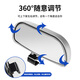 GOTP car rearview mirror equipped with mirror coach mirror reversing mirror assist mirror blind spot mirror large field of view wide angle lens adjustable angle 107 white pair of large size