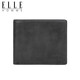 Короткий кошелек Elle Homme Men's Men's Multi-Cow-Cow-Cow-Cow-Shile Multi-Cill Clip, горизонтальный кошелек 3820 Подарок на день рождения