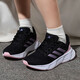 Adidas casual shoes women's shoes summer new sports shoes Galaxy 6 mesh breathable shock-absorbing running shoes ID7372 ID7372 black 38