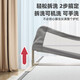 Yougeyi baby and child separate bed artifact bed anti-pressure partition baffle baby anti-falling bed mid-bed fence middle bed guardrail light gray 2 meters one-piece installation between beds, single-sided installation