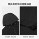 
Jinba men's autumn and winter hooded solid color youth simple style short jacket NKDE3878 black XL