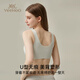 Ying's [Tensi Fixed Cup] Wide shoulder strap vest-style breastfeeding underwear for pregnant women's front open buckle large size bra blue XL