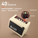 DONNER acoustic guitar, electric guitar, bass speaker for playing and singing, portable classic small speaker with Bluetooth distortion effector, multi-functional, supports power supply or battery power supply