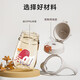 Little potato (potato) Children's straw water cup duckbill cup big baby cup drink milk for 6 months + bottle learning cup baby water cup red (PPSU) 300ml + duckbill + strap