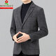 Montagut Casual Wool Suit Men's Jacket Men's Spring and Autumn Style Style Corean Cashmere Cashmere Tweed Traje de alta gama 3291 Styles: Dark Grey 170/48