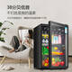Xinfei red wine refrigerator European style constant temperature wine cabinet household fresh cabinet office tea beverage display cabinet 158L black liner with micro-freezing + lock + light 158L
