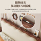 Laisda American Massiv Holzbett Walnuss 1,5 m Doppelbett Französisch Klassische weiche Hochzeitsbett YF688# 1,8 Bett + Pad