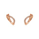 Qi Xiaomi Xiaoyu Earrings Girls Earrings 2025 New Niche Design High-end Fashion Earrings Earrings Women's Earrings Earrings Rose Gold