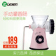 Huili's Green Treasure Manual Meat Grinder Home Sausage Enema Crushed Pepper Small Hand-Cranked Thick and Thin Mincing Meat Stuffing Machine Maroon Upgrade Collect and Get Gifts