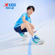 XTEP (XTEP) Children's Hydrogen Wind 5.0 Small Mark Multi-Color Breathable Knob Button Light Running Shoes Sail White/Prussian Blue 35