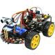 CreateBlock Programming Robot Intelligent Car C51 Microcontroller Kit Wifi Video Monitoring Speed Measurement Tracking Barrier Remote Control Light Search Bluetooth WIFI4 Package Five Scale Parts