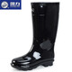 回力雨鞋男中高筒防水鞋户外雨天耐磨胶鞋不易滑雨靴套鞋 838中筒 40