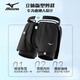 Mizuno (MIZUNO) swimsuit men's anti-embarrassment beach swim trunks set quick-drying large size long-sleeved hot spring swimming equipment A1105 black XL