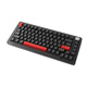 DRUNKDEER A75PRO Zui Lu Magnetic Shaft Game Keyboard Fearless Contract RT Keyboard Special Adjustable Key Path for Tile Black Body + PBT Keycap 05 Wired 82 Keys