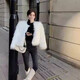 MADIAN 2025 MANDEMENT DE FORTES DE MODE AUTUME ET D'HIVER POUR FEMMES NOUVELLE IMITATION FOX FORT COURT DE FORTS MODIABLE PETIT CHEAUX DE STYLE PRAUTANT APPRICOT L [Convient pour 110-125 Jin [Jin est égal à 0,5 kg]]