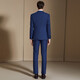 Antonio 100% worsted Australian wool suit two-piece business formal suit suit men's autumn and winter groom's wedding dress Haze Blue 48B (175/96B)