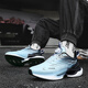 Caotu (CAOTU) men's shoes spring and summer breathable sports and casual men's trendy shoes men's mesh shock-absorbing running shoes men's thick-soled dad shoes men 9887 light blue [leather face style] 39 standard code