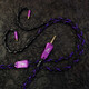 Line Artist's Theft Kiss Headphone Balance Line MMCX 0.78 2pin fiber wiring Single crystal silver + copper silver braid balance line headphone wire effect line Xielantu 2nd generation/Shuer 846 4-core Canon balance port