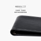 金利来【父亲节礼物】钱包男士2025新款短款礼物头层牛皮卡包皮夹子银包 99P2-黑色