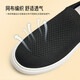 Gao Ge Chaussures en améliorant la hauteur des hommes en automne Flying Mesh Chaussures pour hommes décontractés, chaussures en tissu de pédale légères invisibles invisibles chaussures en améliorant la hauteur noire COUVERTURE GD0733697XC 39