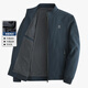 Woodpecker (TUCANO) middle-aged men's dad spring jacket 40-50 years old solid color stand collar loose casual middle-aged and elderly men's jacket men N9756 blue M 170 suitable for 80-100 Jin Jin equals 0.5 kg