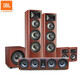 JBLSTUDIO680/690/698 HIME THEATRECHEN AINSCHAFTEN LEHRER LEBEN ZUM HIFI FEVER AUDIO 5.1 Kanal Surround Bass Audio Player [Standardversion] Studio698 Pair-Brown Red rot