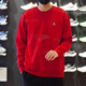 耐克（NIKE）外套男士春秋季运动服针织加绒保暖圆领卫衣套头衫DQ7521-091 DQ7521-687红色加绒 2XL