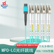 辉宏时代 光纤跳线MPO-MPO/LC/FC8芯12芯24芯OM4万兆多模40G/100G/200G/400G一分四光模块跳纤MTP集束光缆 MPO-LC8芯（OM3） 1米