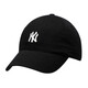 Sitio web oficial de MLB Sitio web oficial Menora y mujer Sports and Casual Baseball Baseball Gat de parejas de parejas Top de béisbol Regalo de cumpleaños NUEVA YORK YANKEES/NEGRO/CELEBRADO MISMO ALIMO 77 One Size F
