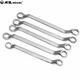 Vida (WD/WL) Vida chrome-plated plum blossom wrench double-head wrench plum blossom opening dual-purpose wrench auto repair wrench plum blossom socket wrench plum blossom wrench chrome-plated 5.5*7mmW12101