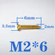 XMSJ Gold 304 Tornillo de acero inoxidable Countersunk Autocatado Autoducto Extendido Cabeza plana Tornillo de madera M2M3M4M5M6 M3*12200 Piezas
