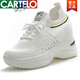 CARTELO CARTELO Inner Heightening White Shoes Women's 8cm Summer Mesh Breathable Thick Sole High Heel Casual Shoes Women's Sports Shoes White 35