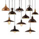 Loft Creative Single Head Iron Pot Deckel Einfache Restaurantlampe American Retro Nordic Industrial Style Bar Kronleuchter D5009 Weiß groß