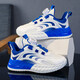 Hongxing Children's Sports White Shoe для детей в летней новой студенческой сетчатой ​​сетчатой ​​сетчатой ​​сетке средней крупной детской ротари -пряжки повседневная кроссовка LS9903 Белые 29
