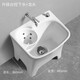 GuanMu ceramic mop pool household balcony bathroom floor row mop pool mop pool side row with drain and dehydration basket Taiwan control automatic drainer 45 cm with drain funnel Taiwan control Taiwan control with extended faucet