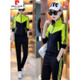 皮尔卡丹（pierre cardin）纯棉休闲运动套装女2025春秋新款时尚立领运动服广场舞卫衣两件装 9928.绿色 M