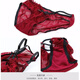 Big Velvet Goose Underwear Women's Suit Sexy Small Breast Push Up Steel Ring Bra Set Sexy Lace Sexy Temptation Beautiful Back Bra Burgundy 70B 32-
