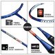 YONEX Yonex yy Japanese imported badminton racket double-edged DUO10LCW Li Zongwei single shot full carbon double-edged DUO 10LCW frost blue 3U Li Zongwei 2018 YONEX BG-95