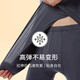 Three-gun autumn clothes, long johns, thermal underwear for men, stretch thin, slim fit V-neck, round neck, men's and women's Lycra cotton couple set, Lycra cotton solid color, men's navy V-neck XL