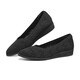 Skechers women's shoes 2025 spring fashion trend comfortable casual shoes daily simple solid color walking shoes BLK 36