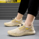 Changxiang Huili Workwear-Schuhe Herrenschuhe für Sommergitter Nicht-Schlupf-Bauweite Arbeiten kleidung-resistente funktionale Schuhe Atmungsfreie Arbeitsschutzschuhe Outdoor Wanderschuhe FH-Climbing-958-2 Meter weiß 40