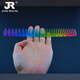 
Manika Barber Rainbow Comb Haircut Hair Stylist Oil Head Texture Styling Large Tooth Comb Wide Tooth Comb Rainbow Women's Hair Comb Rainbow Comb [M15929]