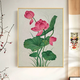 石英砂肌理画好运莲莲蓬国风diy数字油画手工填色材料荷花装饰画 qx12625肌理画【送全套绘画工具 30*40cm加厚实木内框 高亮颜料+