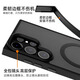 True Guard [Skin Sensory Magnetic Attraction] Applicable à Apple Samsung S24 Ultra Mobile Case S24 Ultra Protective Case Magsafe Magnetic Attraction Anti-Fall Skin Matte-Transparent Shell Friendly Friendly