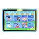 Aixuebao three-proof version children's tablet learning machine with blue light filter, anti-fall and eye protection, large-screen early education machine for young children to connect to primary school, synchronous point reading machine for boys and girls, growth companion gift, flagship version/6G+256G, preschool + primary school + Android + smart finger reading + eye protection + anti-addiction