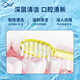 Haole toothbrush triangular spiral (hard bristle) small brush head Deep cleaning Can brush tongue coating Random color shipment