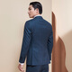 Announcement Bird Suit (Top) Business Plaid Wool Suit Men's KEBB243031S Blue 52B