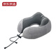 Made in Tokyo Swiss Roll Swiss Roll Travel Pillow Memory Foam Aircraft Office Cervical U-shaped Pillow Nap Pillow Gray
