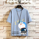 
Boledi summer suit 13 boys handsome loose short-sleeved T-shirt 14 junior high school students 12-15 years old pure cotton half-sleeved top TB679 yellow (single short-sleeved) 175 XL (130-160Jin [Jin equals about 0.5 kg])